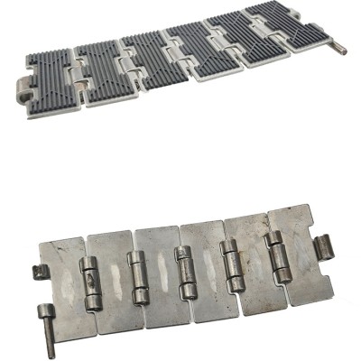 812FH series straight rubber cover top chains