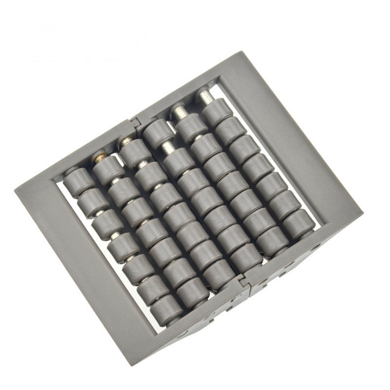Aluminium plastic chain side guide rail for conveyor